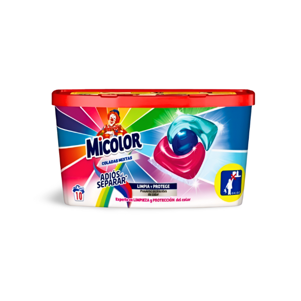 Micolor Trio-Caps detergente Adiós al Separar 10 cápsulas